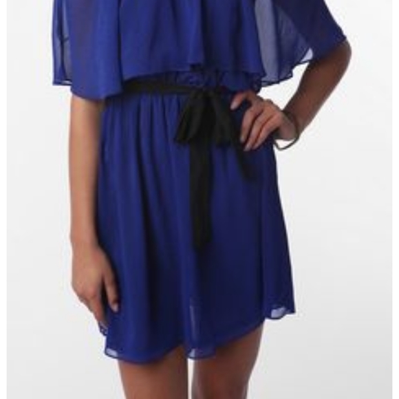 Sparkle & Fade off shoulder chiffon dress - Picture 5 of 5